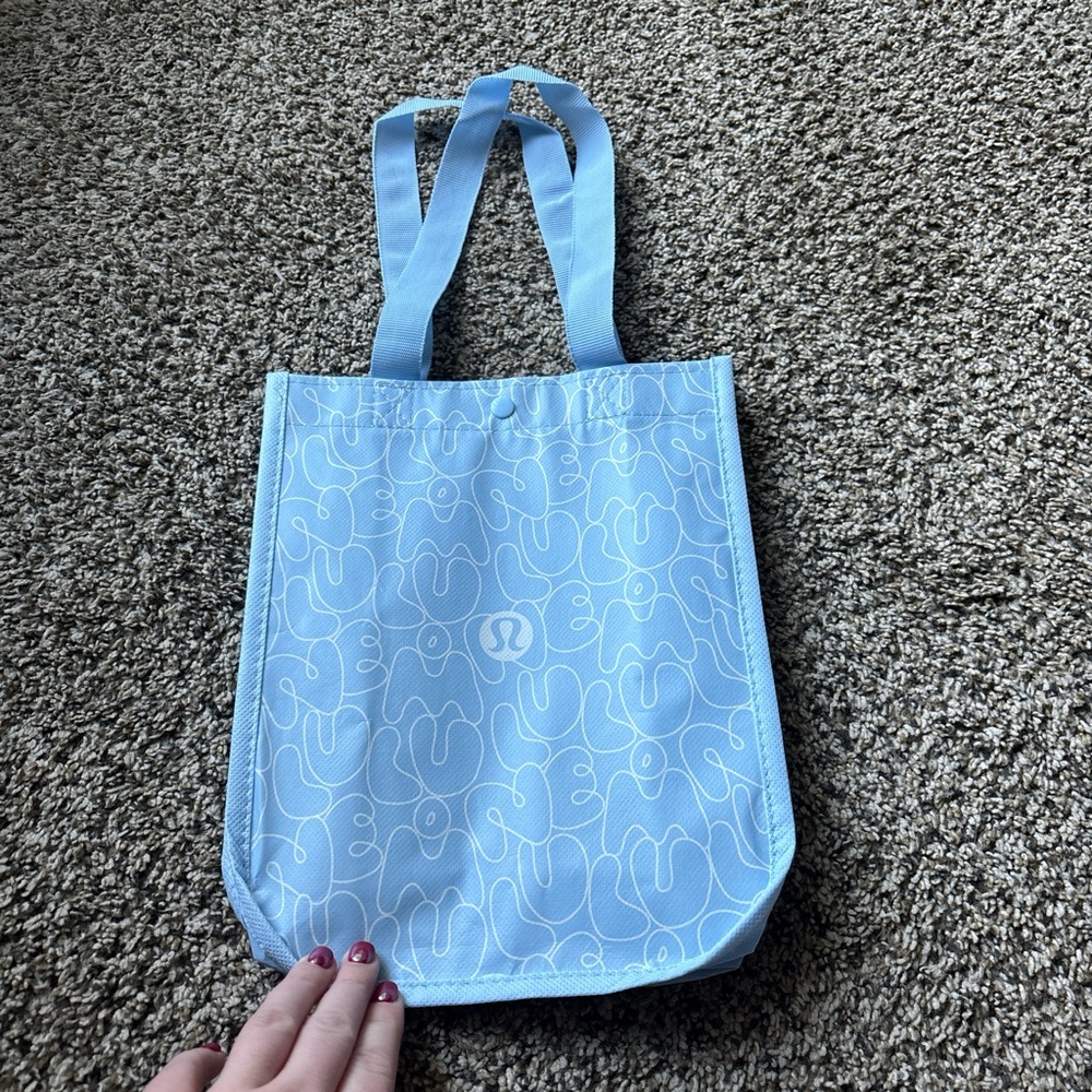 Lululemon Light Blue Tote Bag